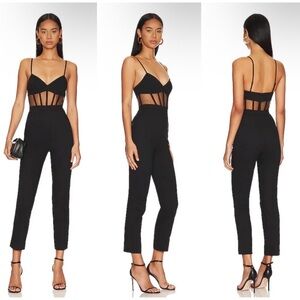 NBD Bianna Jumpsuit in Black, Size: XXS
